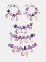 Набор для создания украшений Brauberg Kids, для девочек подарочный бокс, бижутерия 66 элем
