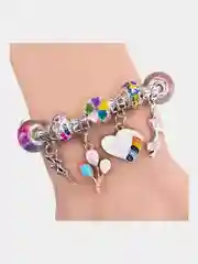 Набор для создания украшений Brauberg Kids, для девочек подарочный бокс, бижутерия 66 элем