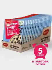 Каша овсяная Увелка, с чёрной смородиной, 20 штук по 40г