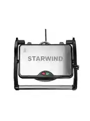 Электрогриль StarWind SSG2040, серебристый и черный