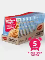 Каша овсяная Увелка, с медом и орехами, 20 штук по 40 г