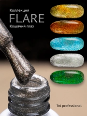 Гель-лак кошачий глаз TNL Flare светоотражающий