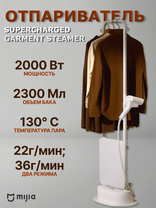 Отпариватель Mijia Supercharged Garment Steamer ZQGTJ02KL