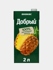 Нектар Добрый Ананасовый, 2 л