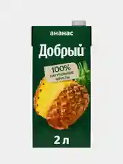 Нектар Добрый Ананасовый, 2 л