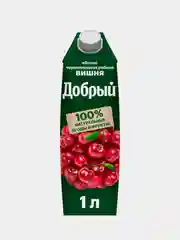 Нектар Добрый Яблоко-Вишня, 1л