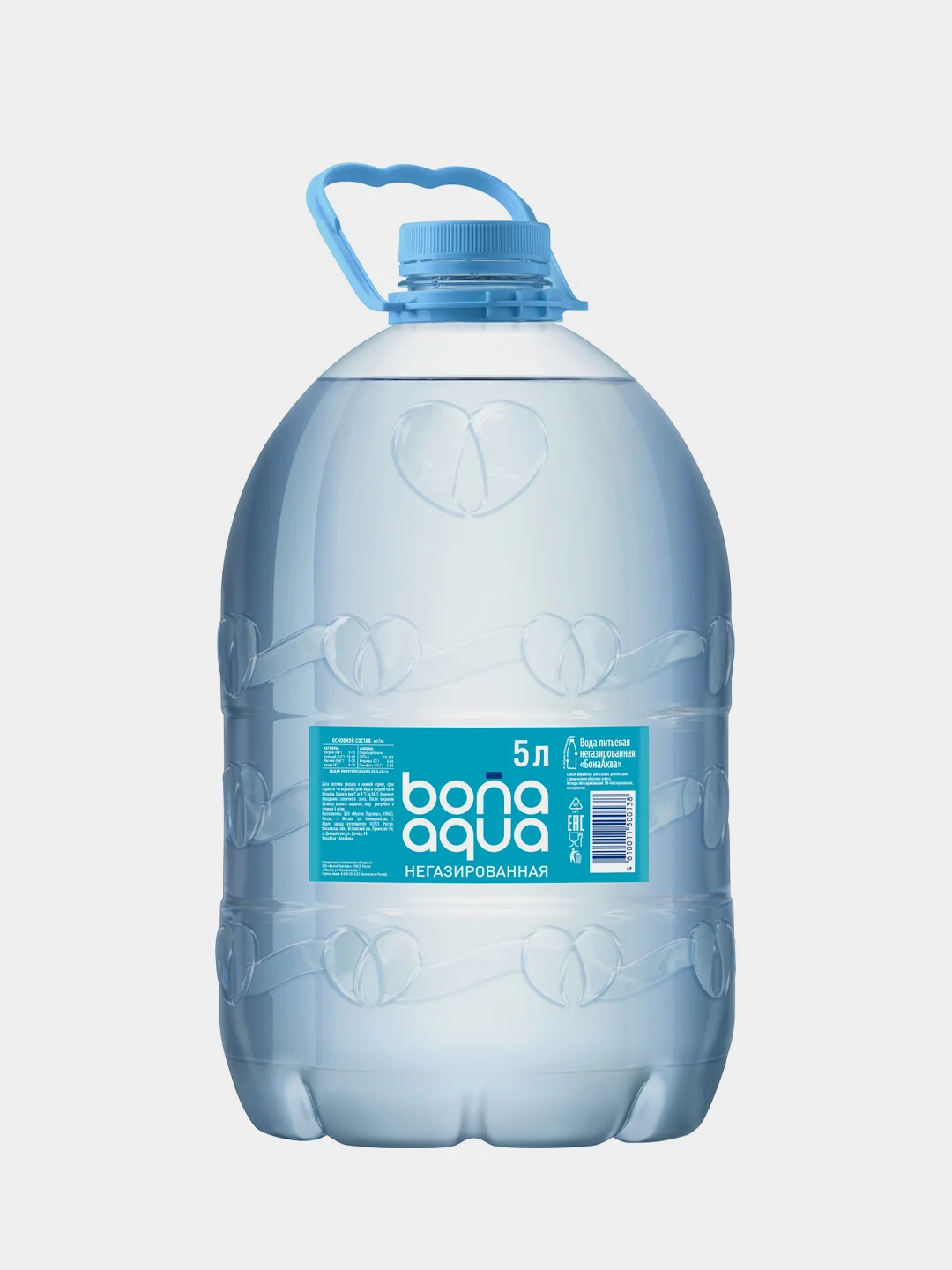 Вода питьевая BonaAqua, негазированная, 5 л