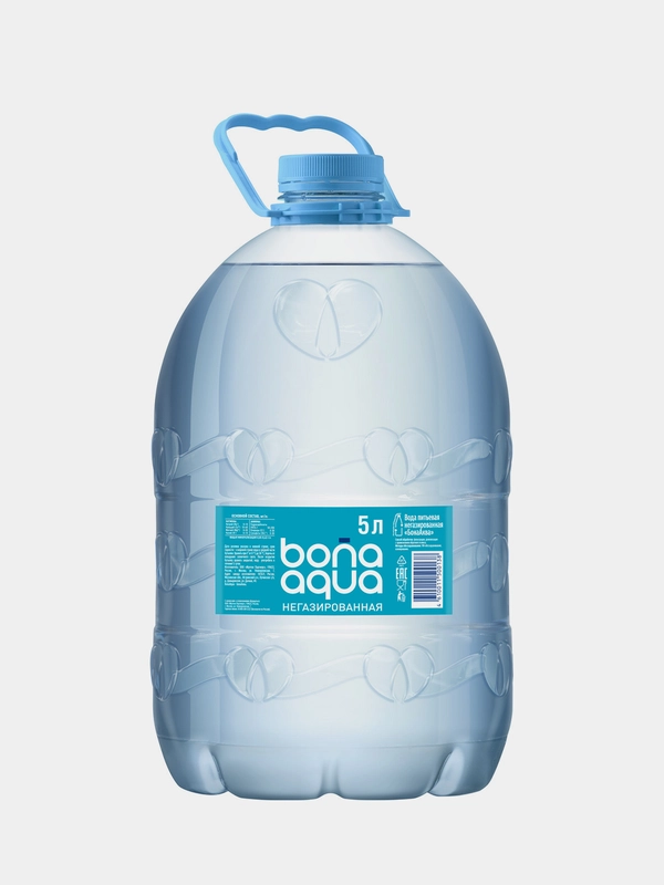 Вода питьевая BonaAqua, негазированная, 5 л