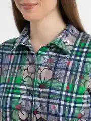 Зеленый туника Платье