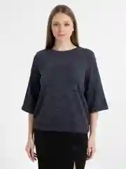 Индиго джемпер женский с люрексом