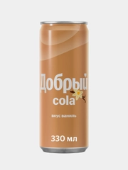 Напиток Добрый Cola Ваниль, 330мл, ж/б