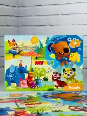 Мозаика Мульт Мимимишки Деревяшки Кошечки Собачки Лео Тиг