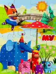 Мозаика Мульт Мимимишки Деревяшки Кошечки Собачки Лео Тиг