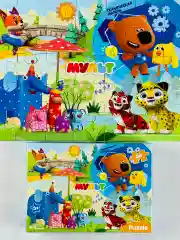 Мозаика Мульт Мимимишки Деревяшки Кошечки Собачки Лео Тиг
