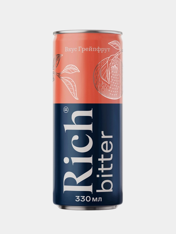 Тоник Rich bitter Грейпфрут, 330мл, ж/б