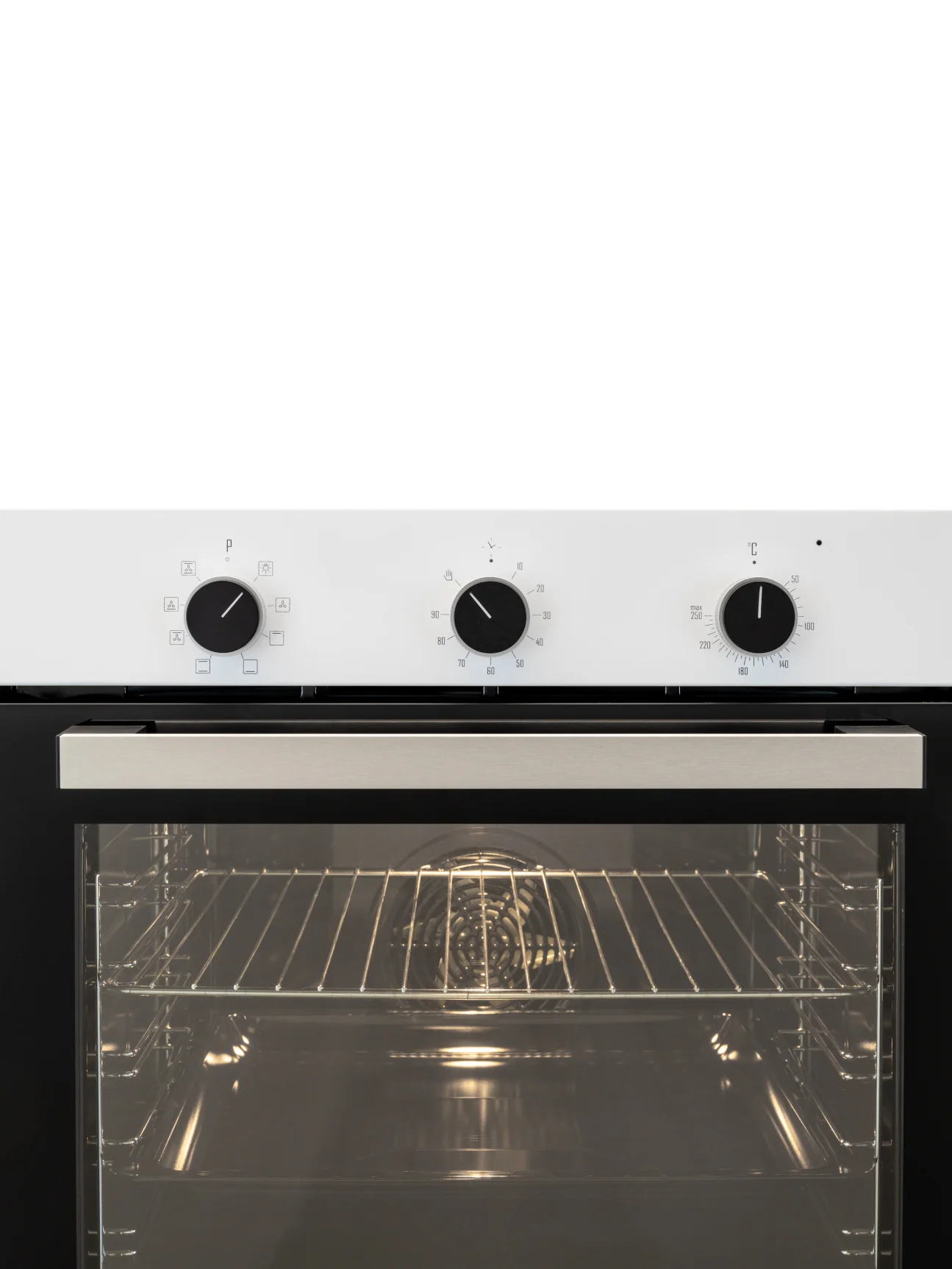 Белый встраиваемый электрический духовой шкаф CARINO CB6EB16011 CB6EM14011 CB6EW56070