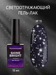 Темно-синий гель-лак светоотражающий TNL Shine Bright