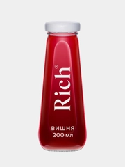 Нектар Rich Вишня, 200 мл, стекло