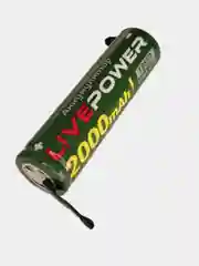 Аккумулятор Live Power 18650 1200 мАч 3,7 В с выводами для пайки