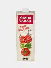 Напиток сокосодержащий Моя Семья Томат с экстрактом сельдерея, 950мл