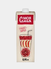 Напиток сокосодержащий Моя Семья Гранат-Заряд, 950 мл