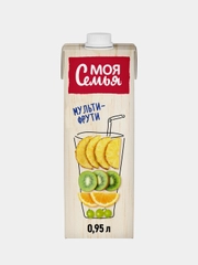 Напиток сокосодержащий Моя Семья Мульти-Фрути, 950мл
