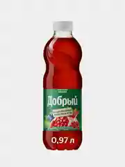 Напиток сокосодержащий Добрый "Виноград-Гранат", 970 мл