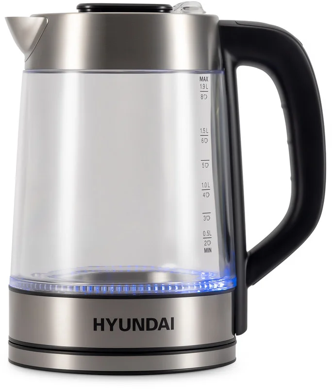 Чайник Hyundai HYK-G4015, корпус из стекла, 1.9 л, 2200Вт