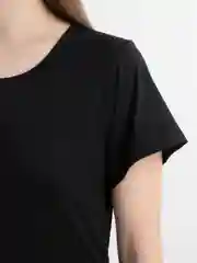 Черный платье футболка женское черное макси