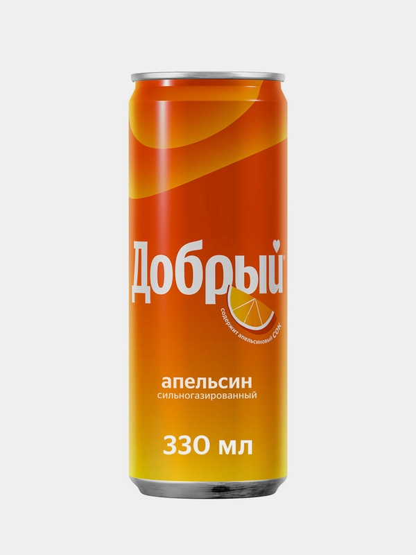 Напиток Добрый Апельсин, 330 мл, ж/б