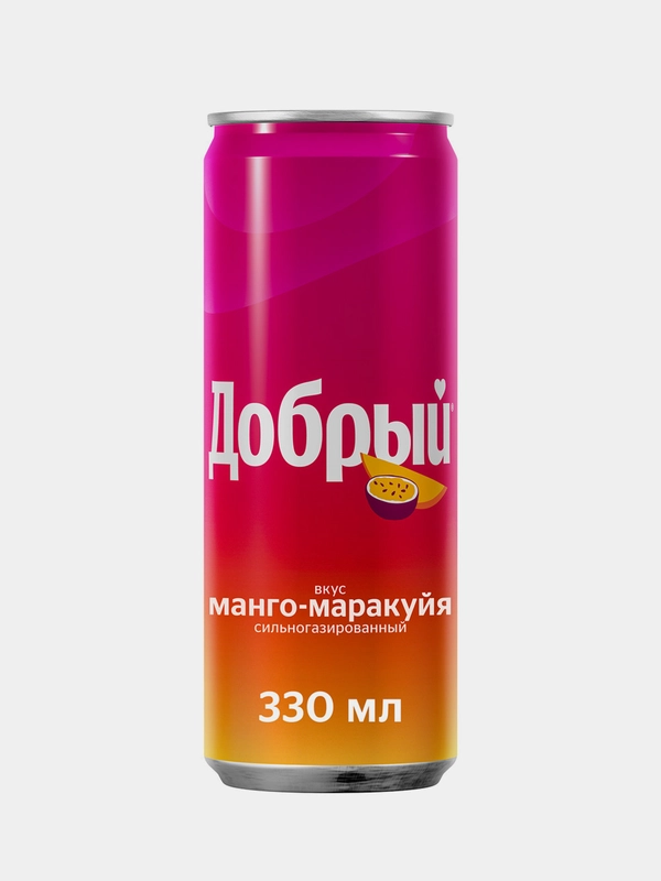 Напиток Добрый "Манго-маракуйя", 330 мл, ж/б