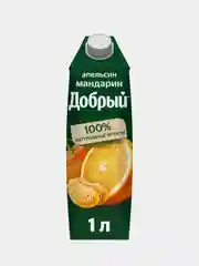 Напиток сокосодержащий Добрый Апельсин-Мандарин, 1л