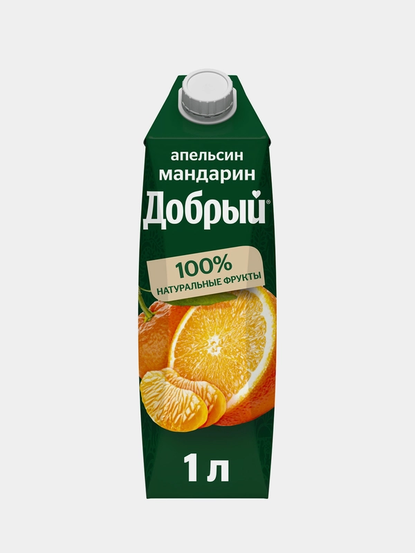 Напиток сокосодержащий Добрый Апельсин-Мандарин, 1л