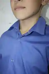 Лазурный школьная Рубашка приталенная