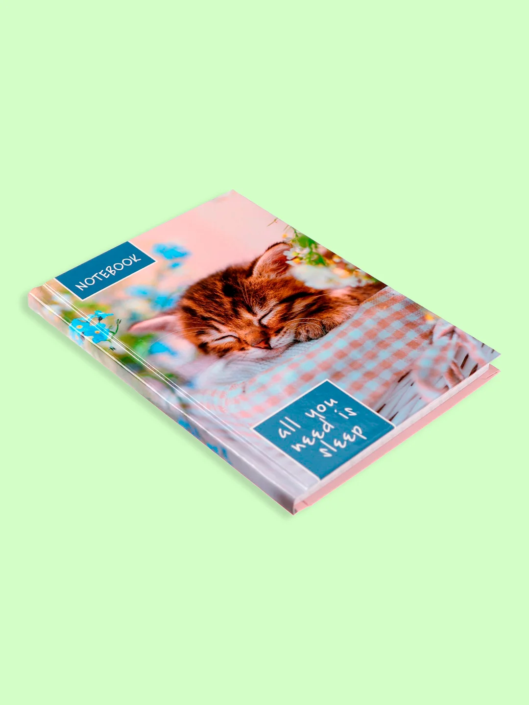 Коралловый меланж блокнот/скетчбук/ежедневник/записная книжка/смешбук/кешбук с котиками, котоблокнот