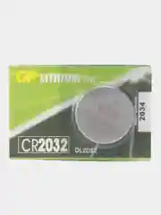 Батарейка CR2032, литиевый элемент питания GP, таблетка 2032