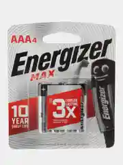 Батарейки Energizer R06 R03, пальчиковая АА, мизинчиковая ААА, алкалин дюрасел, 1, 4 штуки