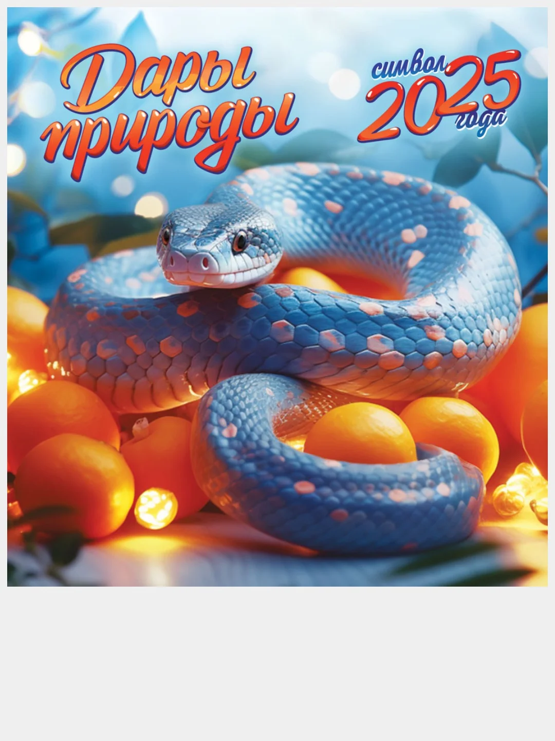 Коралловый перекидной настенный календарь на скрепке на 2025 год. 70 видов