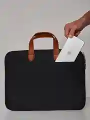 Синий сумка для ноутбука с диагональю экрана до 15,6 дюйма, портфель для документов