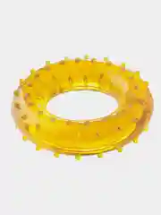 Желтый эспандер кистевой кольцо массажный медицинский