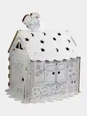 Картонный игровой развивающий домик раскраска Сказочный, Brauberg 880364