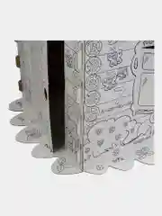 Картонный игровой развивающий домик раскраска Сказочный, Brauberg 880364
