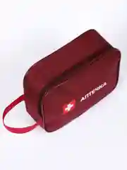 Бордовый аптечка автомобильная, органайзер для лекарств домашний