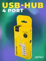 Разветвитель хаб Perfeo USB-HUB Perfeo 4 Port, (PF-H049)