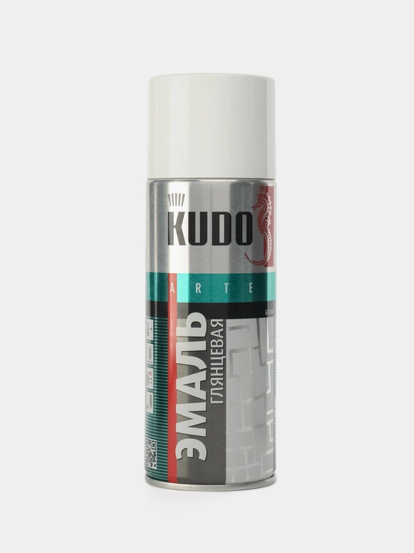 Эмаль универсальная алкидная Kudo белая, 520 мл KU-1001, KU1101