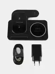 Беспроводная зарядка 3 в 1, для iPhone, iWatch, AirPods, Android