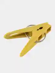 Желтый прищепки бельевые хозяйственные, универсальные