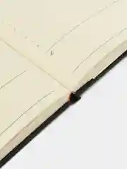 Черный ежедневник датированный 2024, планер на год, записная книжка А5
