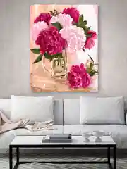 Пионы картина по номерам на холсте с подрамником 40 х 50 "Hobby Paint"