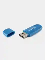 Синий флеш-накопитель SmartBuy, флешка USB 2.0, 8, 16, 32, 64 ГБ